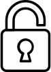 Logo open lock (Americhoice)
